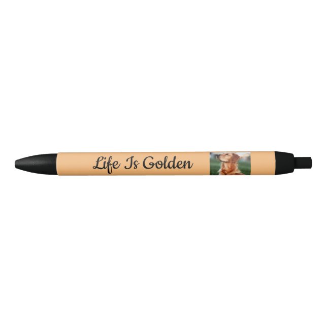 Das Leben ist Golden Great Golden Retriever Hund P Kugelschreiber (Vorderseite)