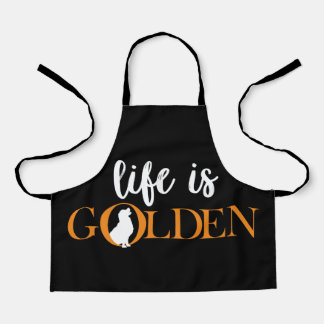 Das Leben ist golden Schürze