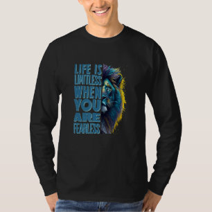 Das Leben ist grenzenlos, wenn man ängstlich die b T-Shirt