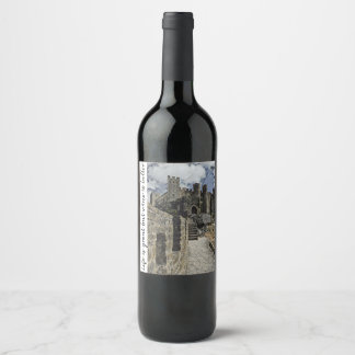 Das Leben ist großartig, aber der Wein ist besser. Weinetikett