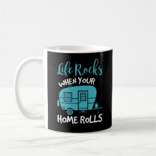 Das Leben ist großartig, wenn Ihr Zuhause mit eine Kaffeetasse