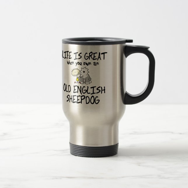 Das Leben ist große alte englische Reisebecher (Rechts)