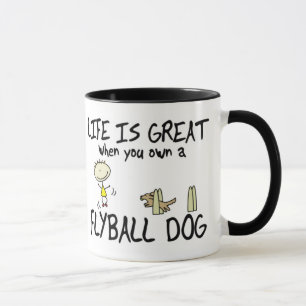Das Leben ist große Flyball Tasse