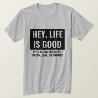 Das Leben ist gut Funny Motivierend und inspiriere T-Shirt