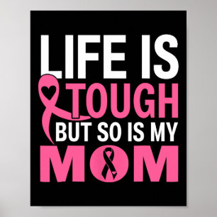 Das Leben ist hart, aber genauso ist meine Mama Br Poster