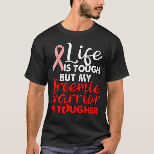 Das Leben ist hart, aber mein Prämie-Krieger ist h T-Shirt