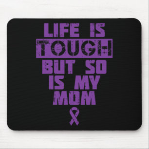 Das Leben ist hart, ebenso wie meine Mama Alzheime Mousepad
