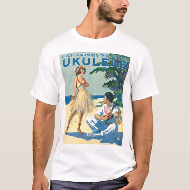 Das Leben ist heller kurzer T - Shirt die Hülse (Vorderseite)