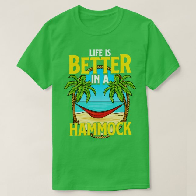 Das Leben ist im Sommer am Strand besser T-Shirt (Design vorne)