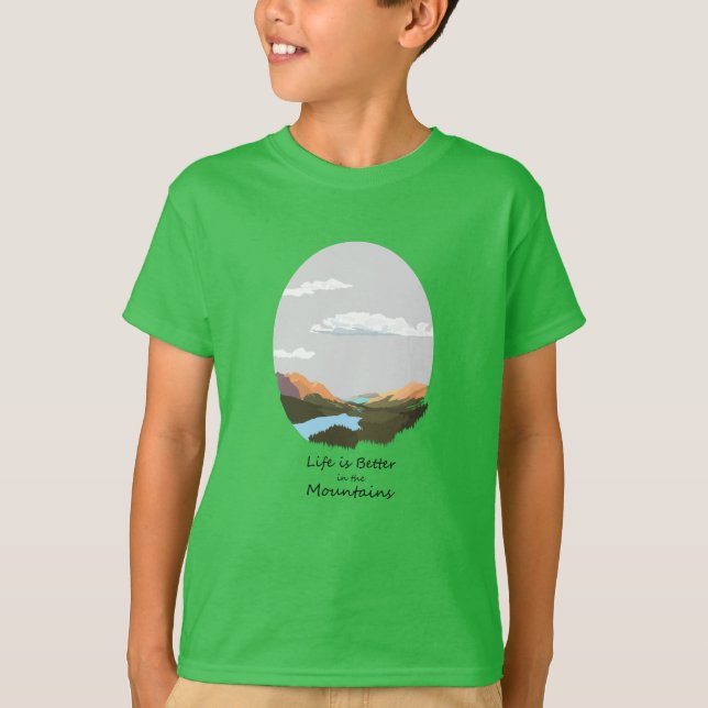Das Leben ist im T - Shirt besser (Vorderseite)