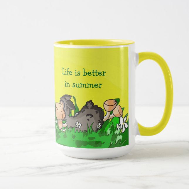 Das Leben ist in der Sommer-Tasse besser Tasse (Rechts)