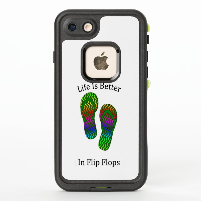 Das Leben ist in Flip Flops besser (Rückseite)