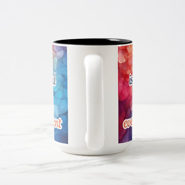 "DAS LEBEN IST JEDEN MOMENT SCHÖN CHERISCH" TASSE (Henkel)