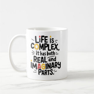 Das Leben ist komplex | Math Teacher Funny Quote J Kaffeetasse