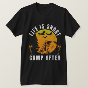 Das Leben ist Kurz T-Shirt