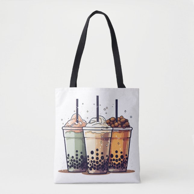 Das Leben ist kurz, trinken Sie den Boba Tasche (Vorderseite)