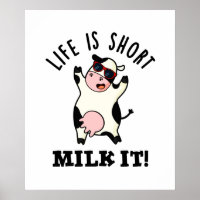 Das Leben ist Kurze Milch Es lustige Kuh Puppe