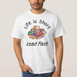 Das Leben ist kurzer Wert T, Größen S-4X T-Shirt