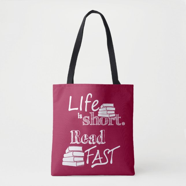 Das Leben ist, las schnelle Buch-Tasche kurz Tasche (Vorderseite)