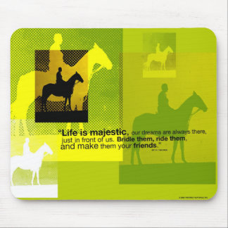 Das Leben ist majestätisch Mousepad