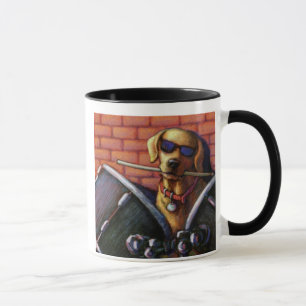 "Das Leben ist mit ein Schlagzeuger-" gelbem Tasse