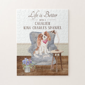 Das Leben ist mit einem Cavalier König Charles Spa