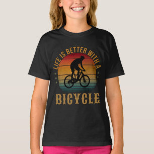 DAS LEBEN IST MIT EINEM FAHRRAD SCHÖNER T-Shirt