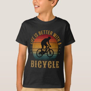 DAS LEBEN IST MIT EINEM FAHRRAD SCHÖNER T-Shirt