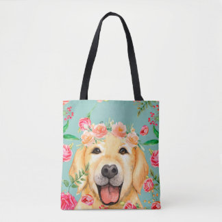 Das Leben ist mit einem golden retriever besser Tasche