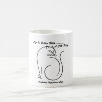 Das Leben ist mit einer CHkitty-Kaffee-Tasse