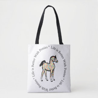 Das Leben ist mit Pony-Tasche besser Tasche