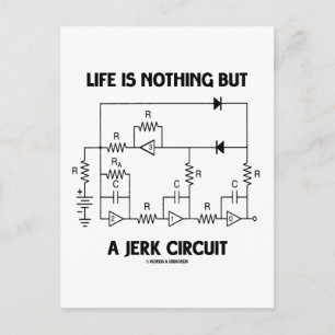 Das Leben ist nichts anderes als ein Jerk Circuit  Postkarte