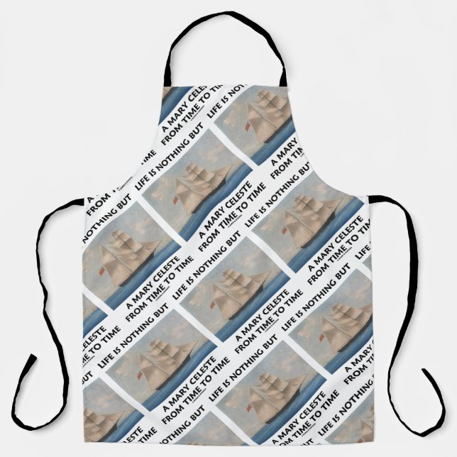 Das Leben ist nichts anderes als eine Maria, die Z Schürze (Vorderseite)