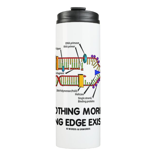 Das Leben ist nichts weiter als eine Spitzenexiste Thermosbecher (Vorderseite)