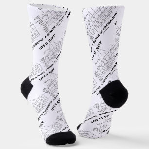 Das Leben ist nur ein Haufen Wahrscheinlichkeitsst Socken