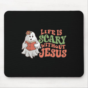 Das Leben ist ohne Jesus Christliches Halloween Re Mousepad