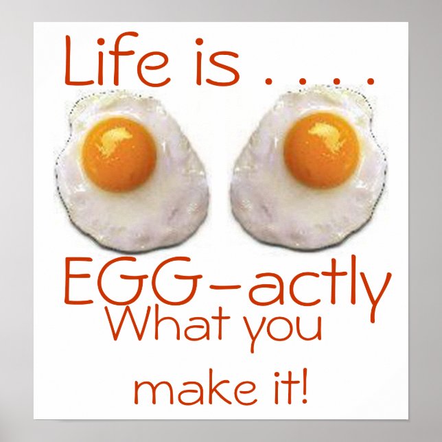 Das Leben ist Poster (Vorne)