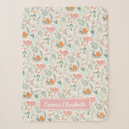 Das Leben ist schön | Personalisiertes Baby Sherpadecke