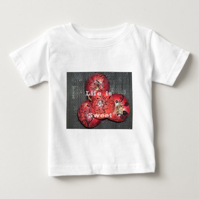 Das Leben ist süß Baby T-shirt (Vorderseite)