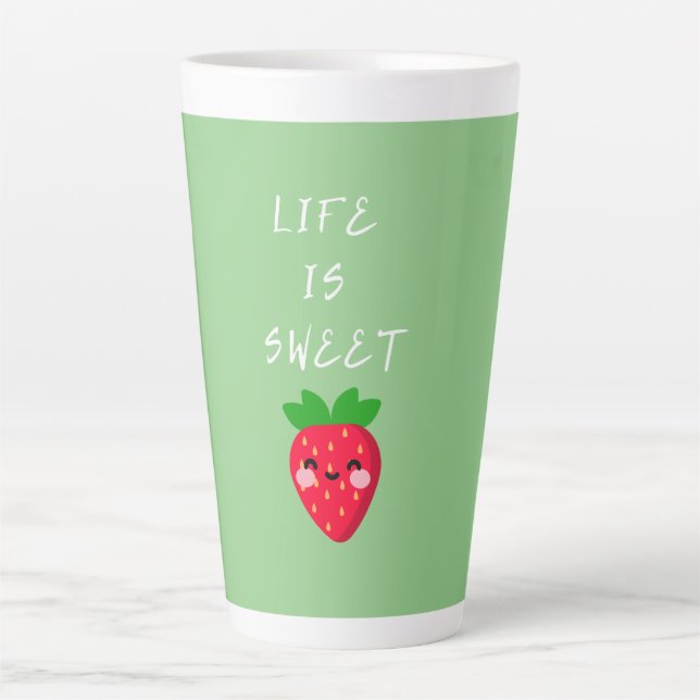 Das Leben ist süß Milchtasse (Vorderseite)