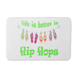 das Leben ist umdrehen herein Reinfallbadmatte Badematte