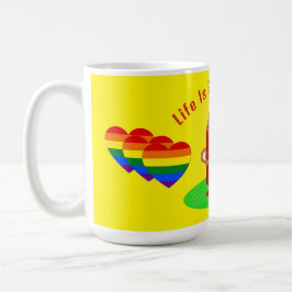 Das Leben Ist Voller Farbe Kaffeetasse