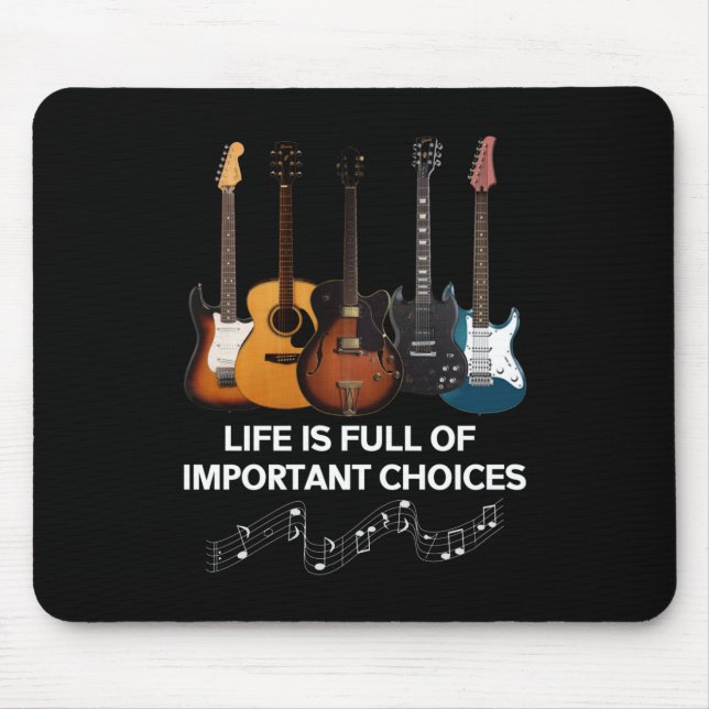 Das Leben ist voller wichtiger Entscheidungen Gita Mousepad (Vorne)