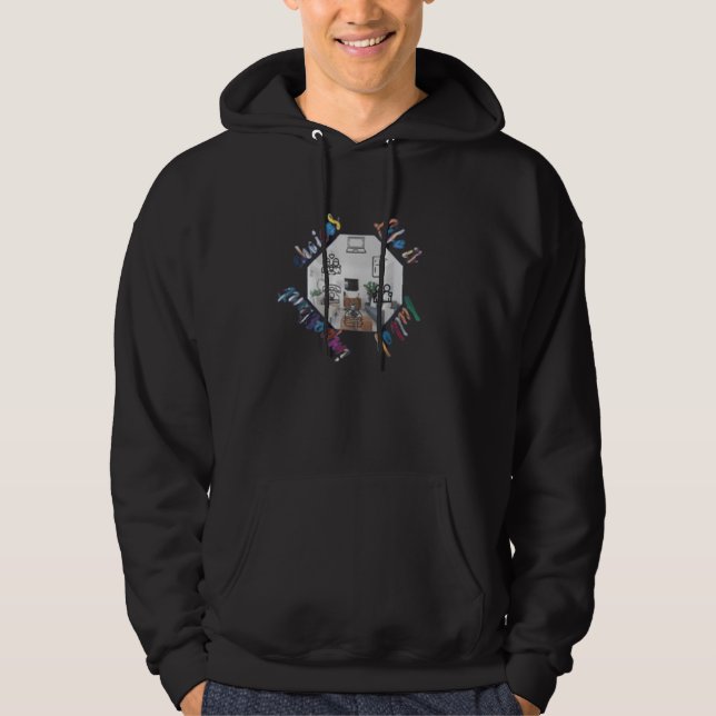 Das Leben ist voller wichtiger Entscheidungen Hoodie (Vorderseite)