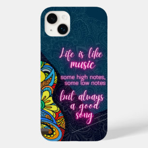 Das Leben ist wie Musik, immer ein gutes Lied Case-Mate iPhone 14 Plus Hülle