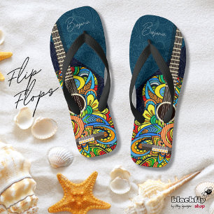 Das Leben ist wie Musik, immer ein gutes Lied Gi Flip Flops