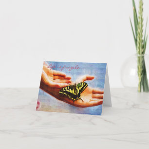 Das Leben ist zerbrechlich Karte