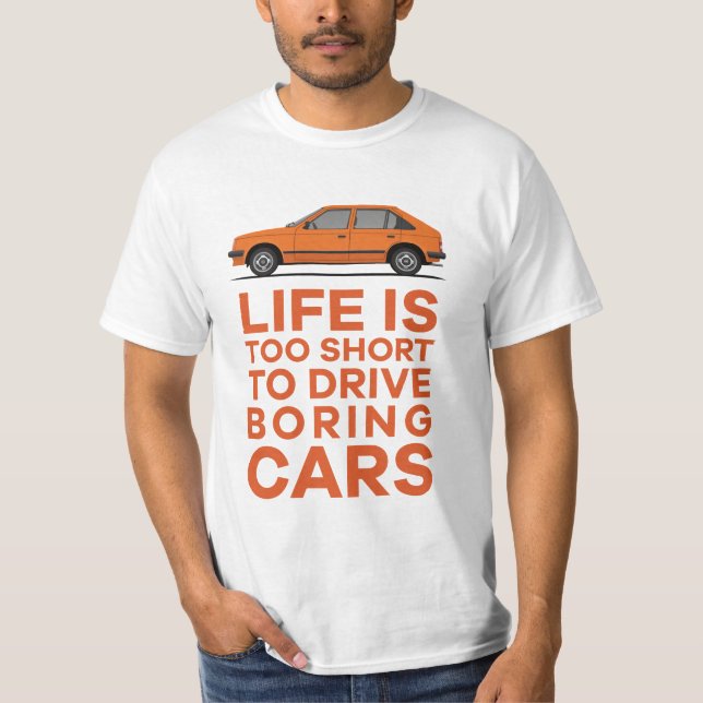 Das Leben ist zu kurz - Kadett D - 15 Farben T-Shirt (Vorderseite)