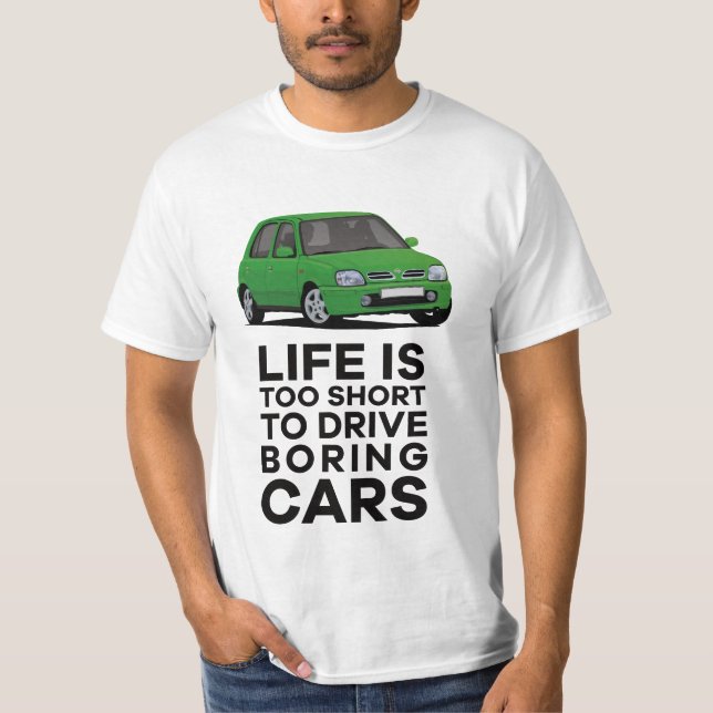 Das Leben ist zu kurz - langweilig - K11C T-Shirt (Vorderseite)