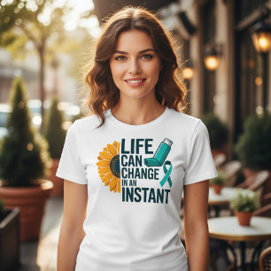 Das Leben kann das Asthma-Bewusstsein verändern Tri-Blend Shirt